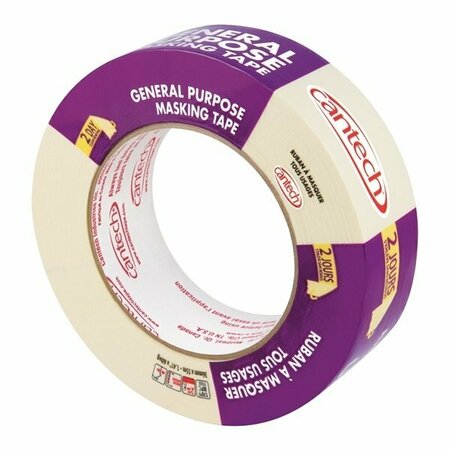 CANTECH Masking Tape, 1.41 in.X60yd Prem 30736